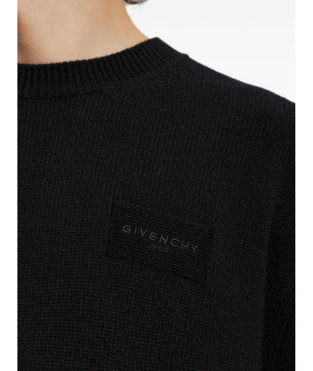 GIVENCHY Черный шерстяной джемпер / свитер, фото 2