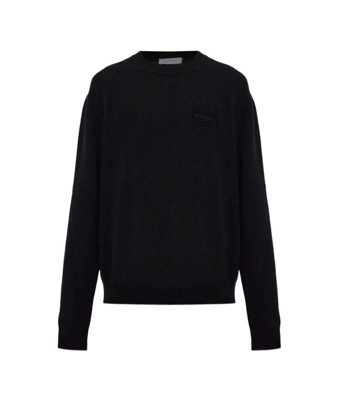 GIVENCHY Черный шерстяной джемпер / свитер, фото 1
