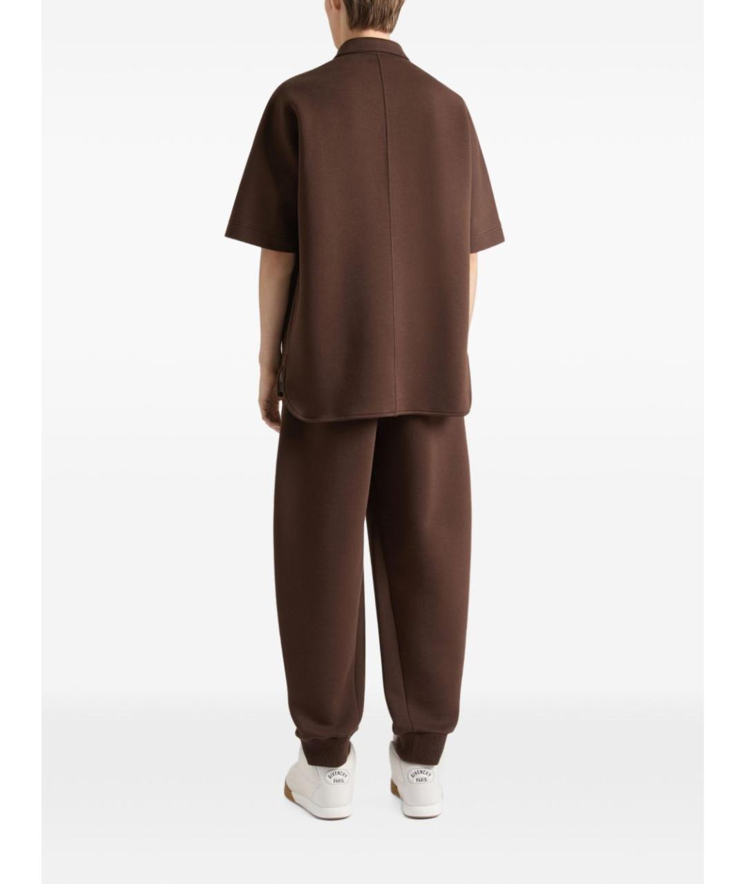 GIVENCHY Коричневая хлопковая кэжуал рубашка, фото 2