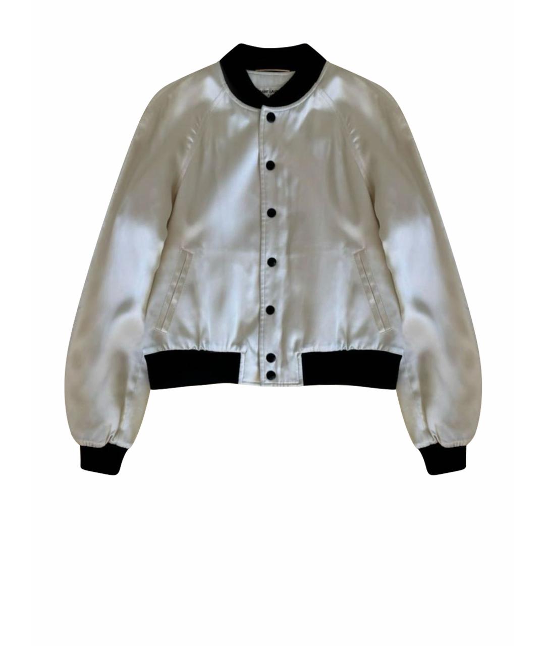 SAINT LAURENT Белая куртка, фото 1