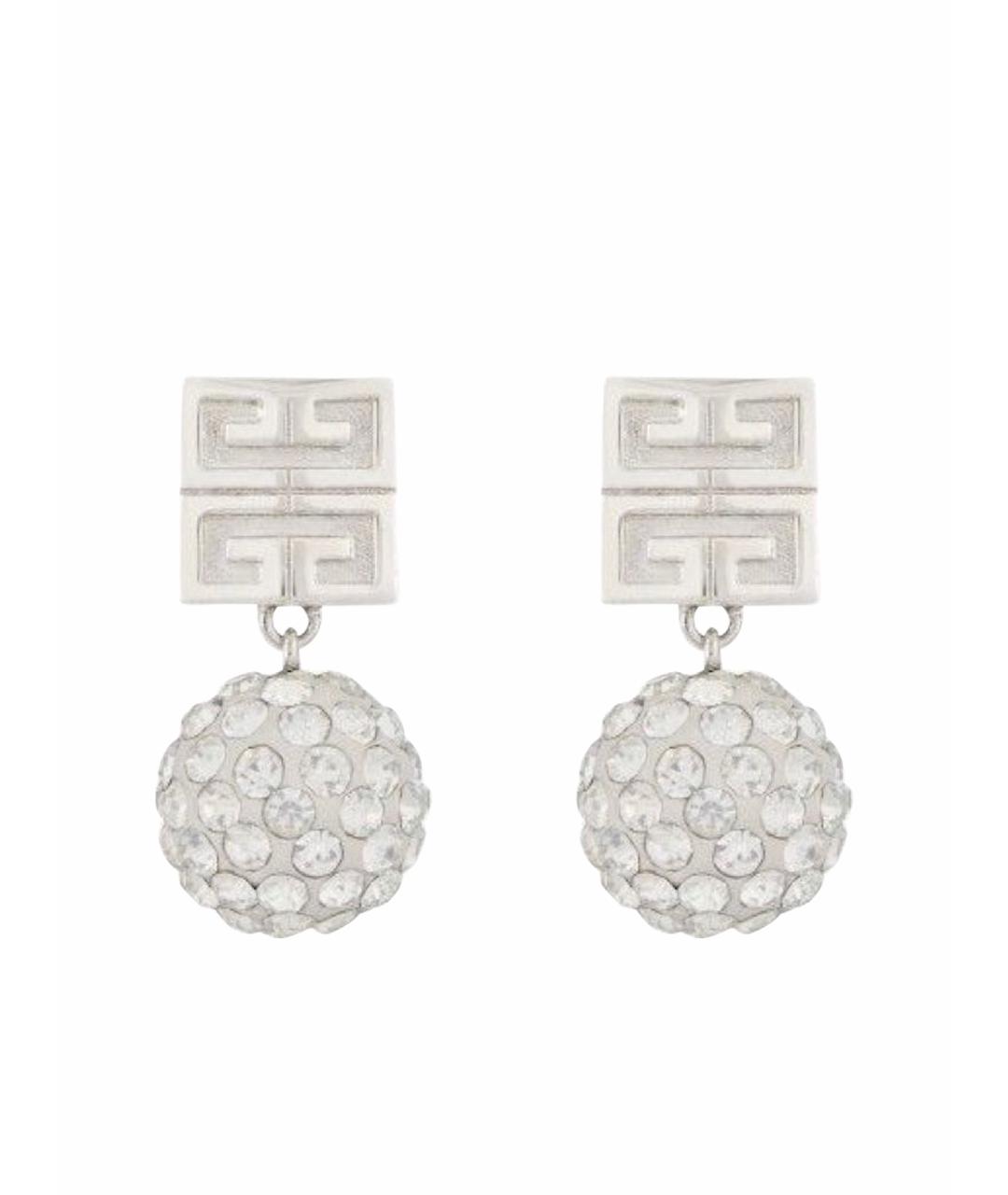 GIVENCHY Серебряные латунные серьги, фото 1