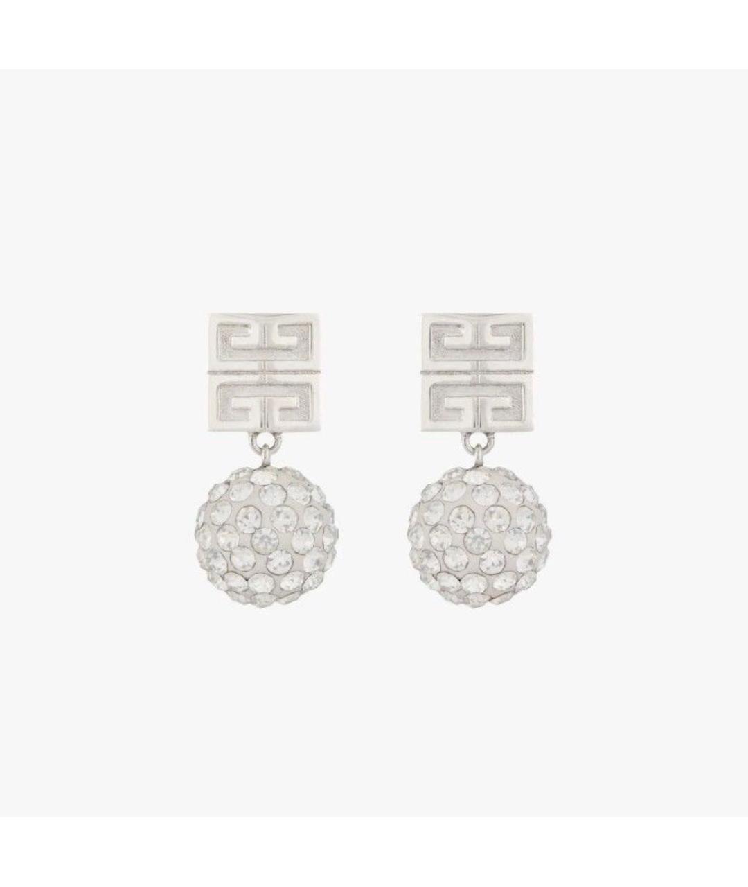GIVENCHY Серебряные латунные серьги, фото 9
