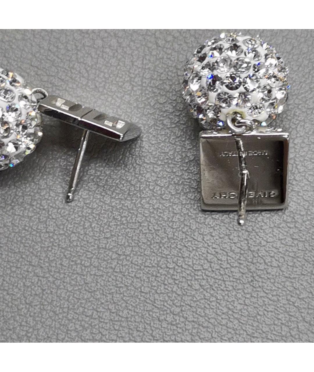 GIVENCHY Серебряные латунные серьги, фото 3