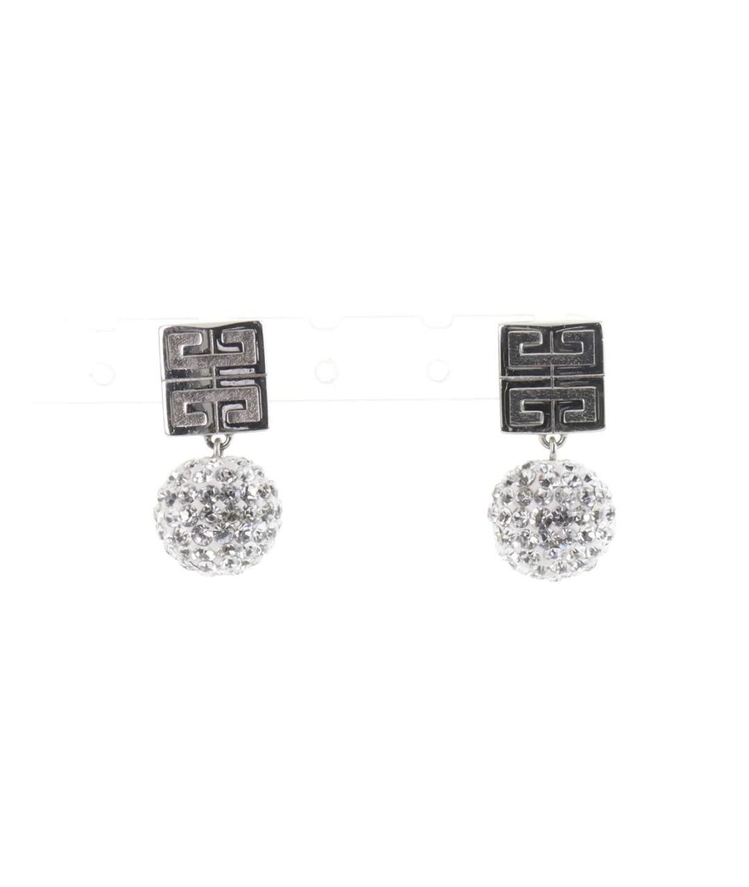 GIVENCHY Серебряные латунные серьги, фото 5