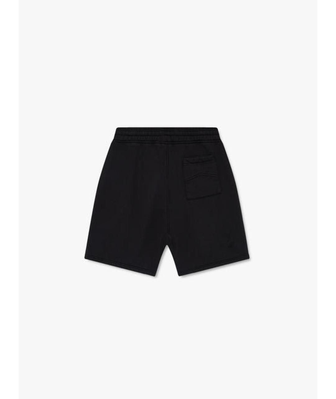 RHUDE Черные хлопковые шорты, фото 2