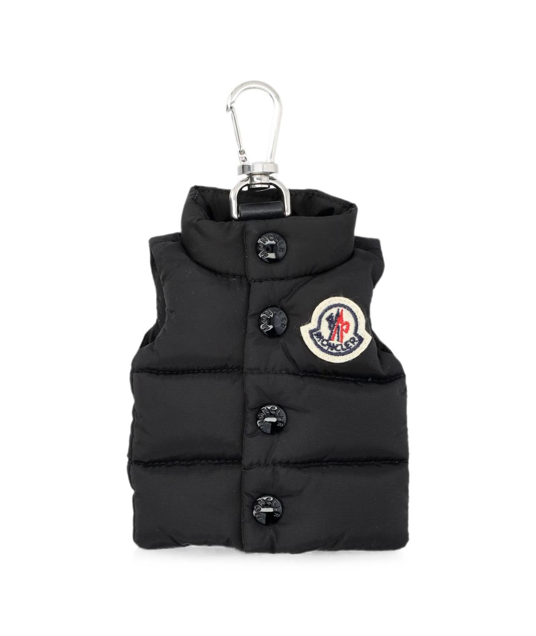 MONCLER Черный брелок, фото 1