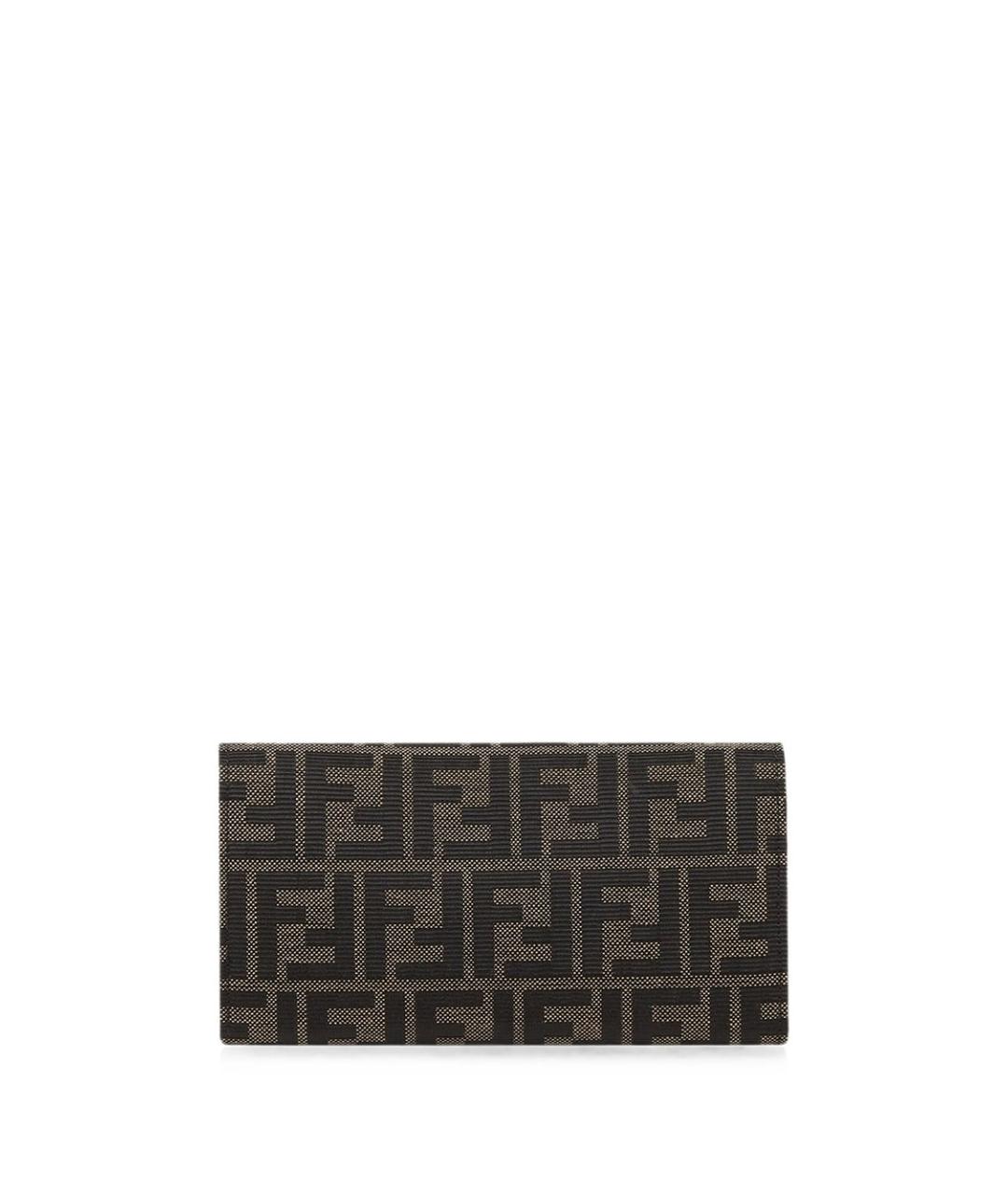 FENDI Коричневая хлопковая сумка через плечо, фото 2