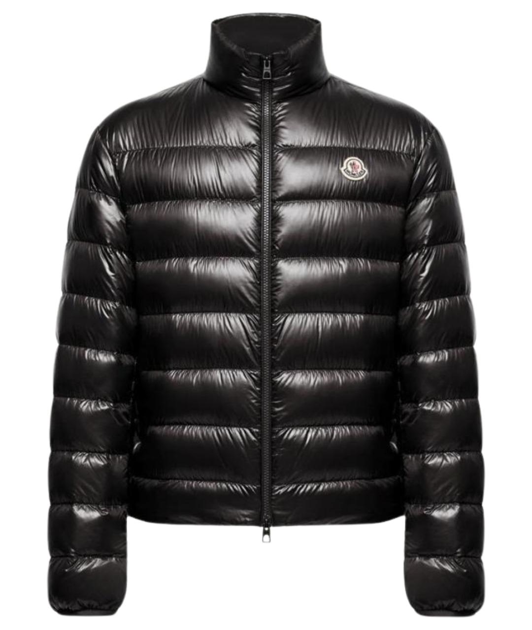 MONCLER Черная полиамидовая куртка, фото 1