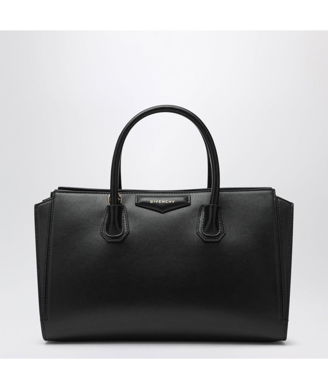 GIVENCHY Черная кожаная сумка с короткими ручками, фото 3