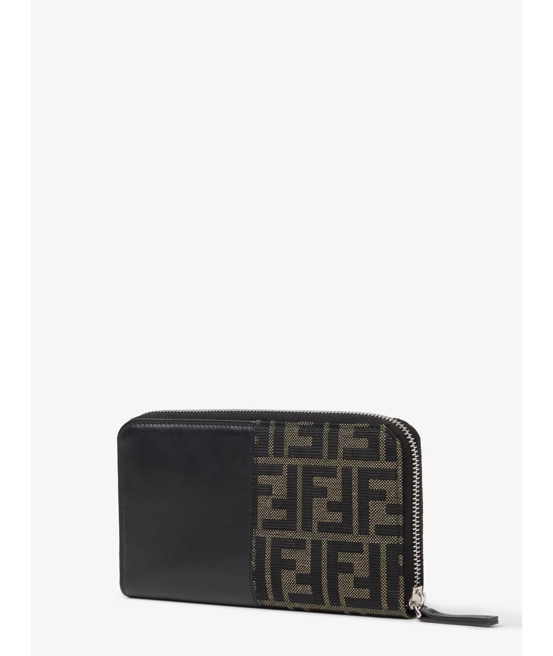 FENDI Черный кошелек, фото 3