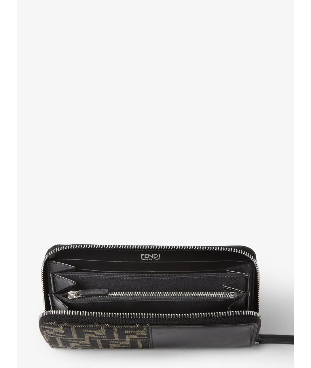 FENDI Черный кошелек, фото 2