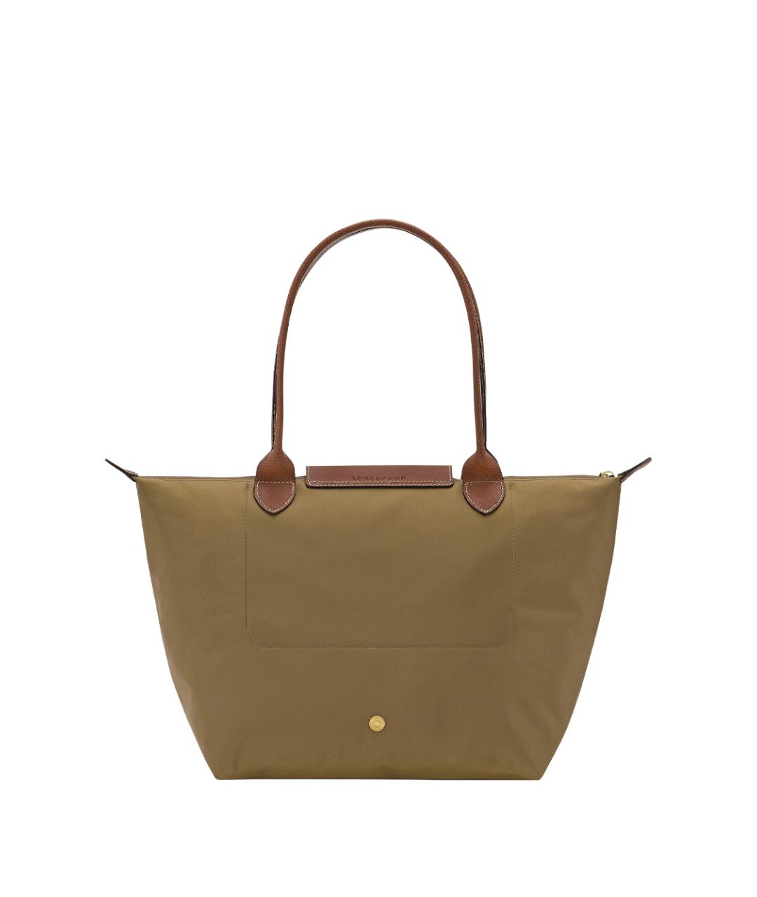 LONGCHAMP Хаки нейлоновая сумка через плечо, фото 3