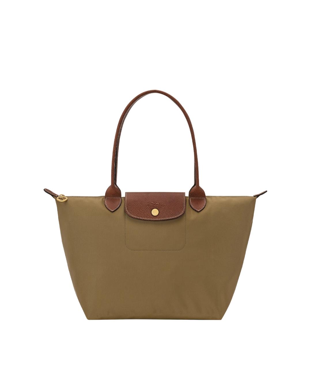 LONGCHAMP Хаки нейлоновая сумка через плечо, фото 1