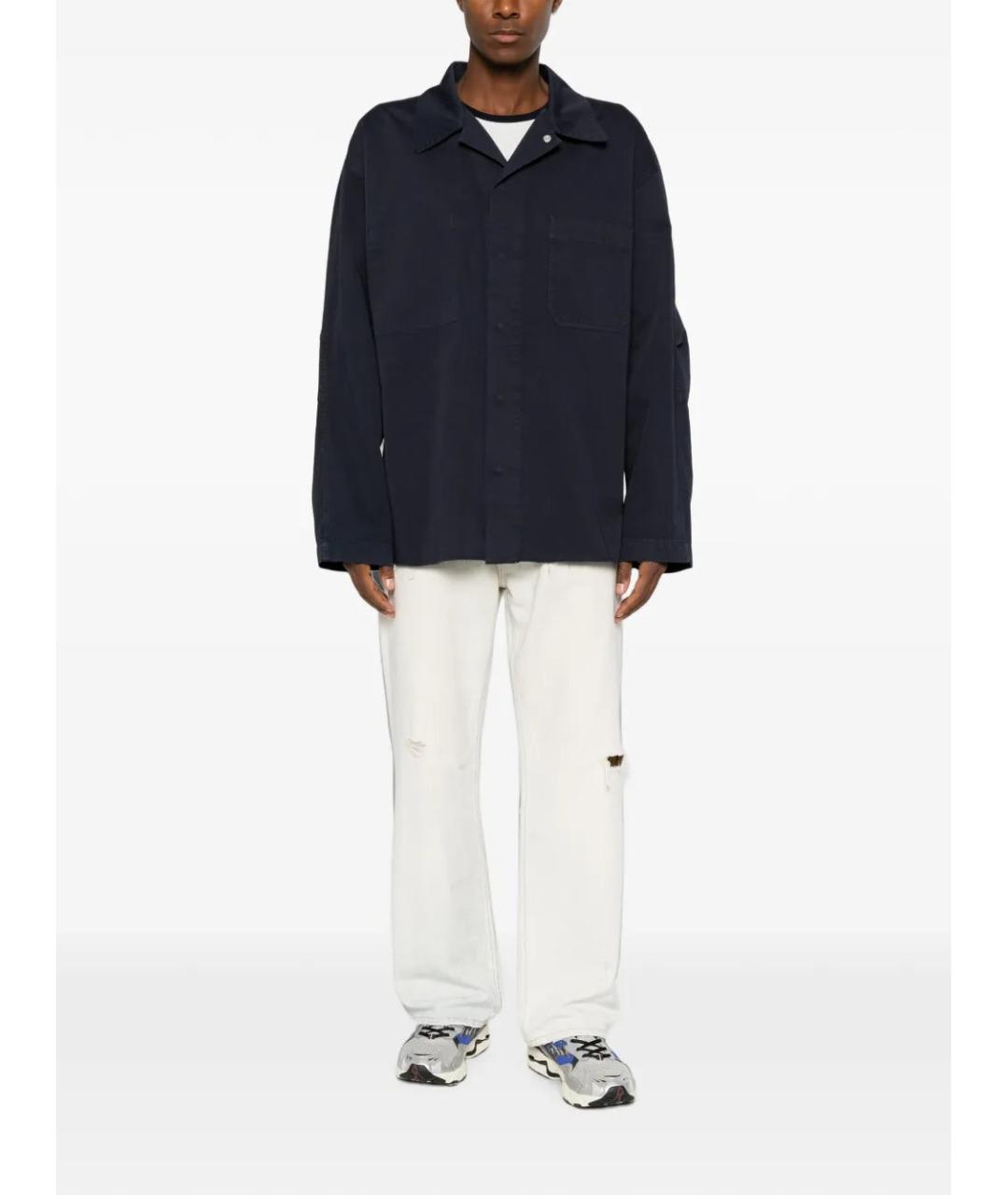 MM6 MAISON MARGIELA Синяя хлопковая куртка, фото 2
