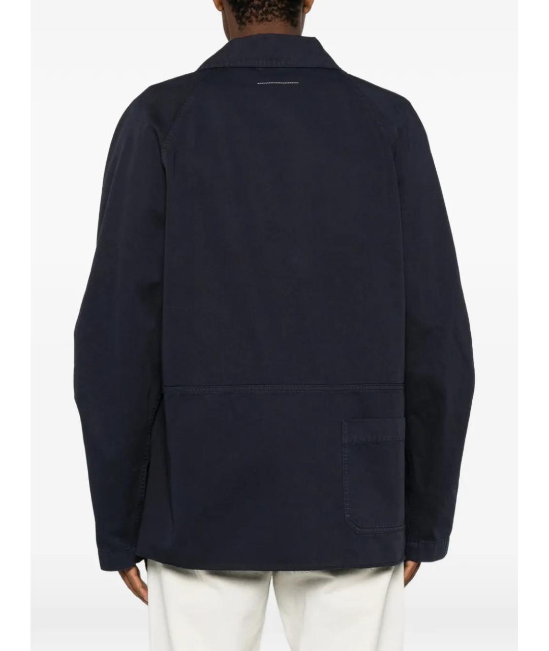 MM6 MAISON MARGIELA Синяя хлопковая куртка, фото 3