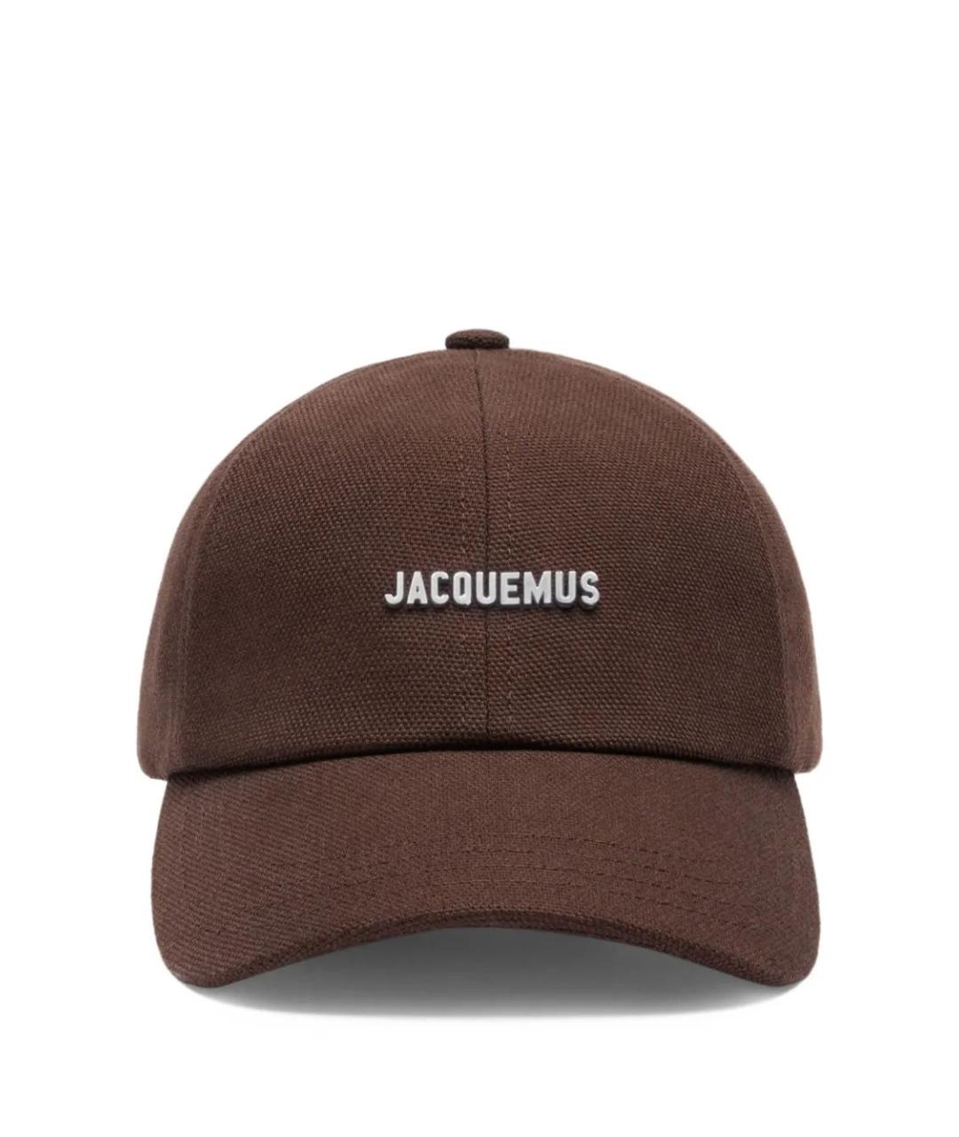 JACQUEMUS Коричневая хлопковая кепка/бейсболка, фото 3