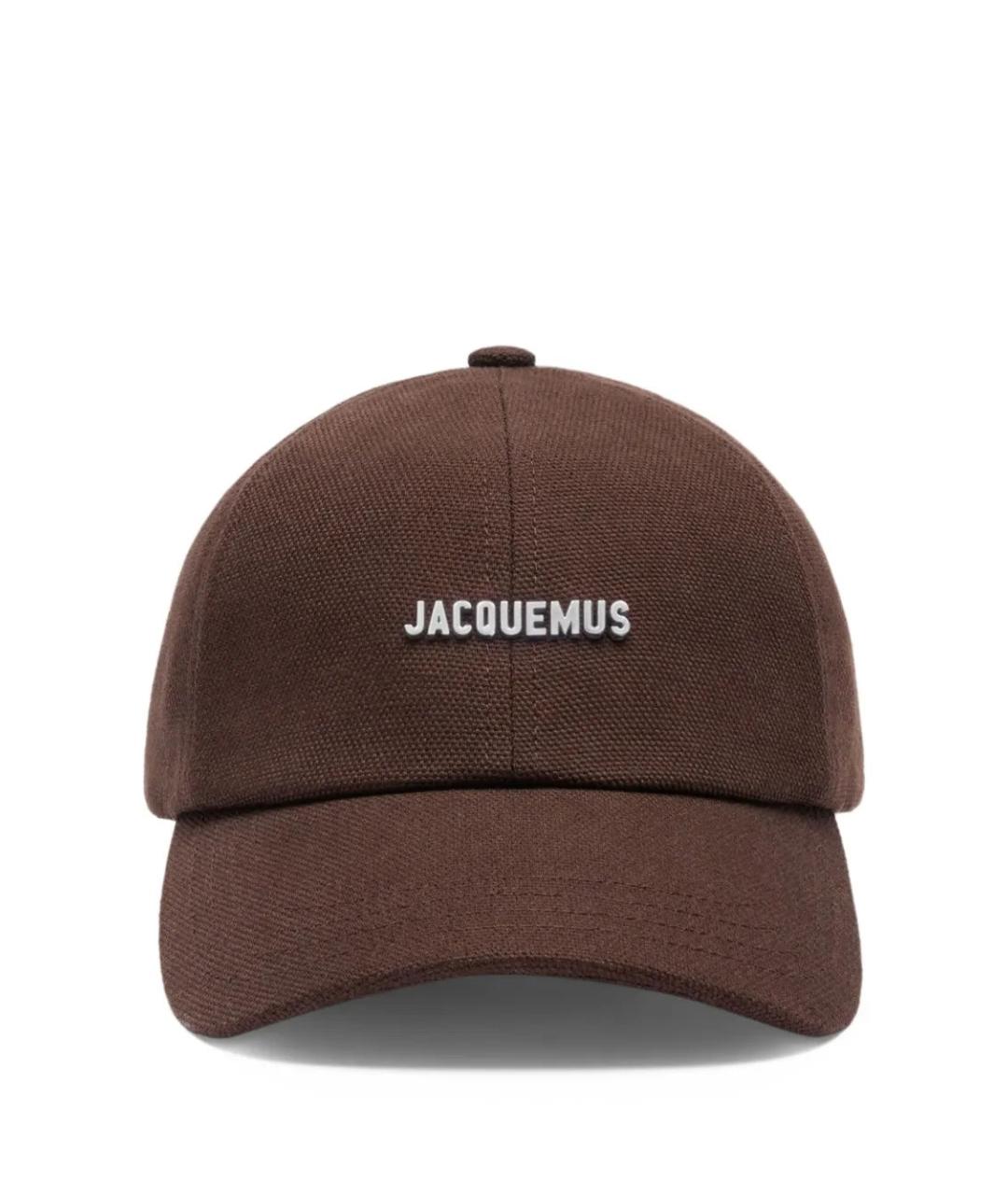 JACQUEMUS Коричневая хлопковая кепка/бейсболка, фото 1