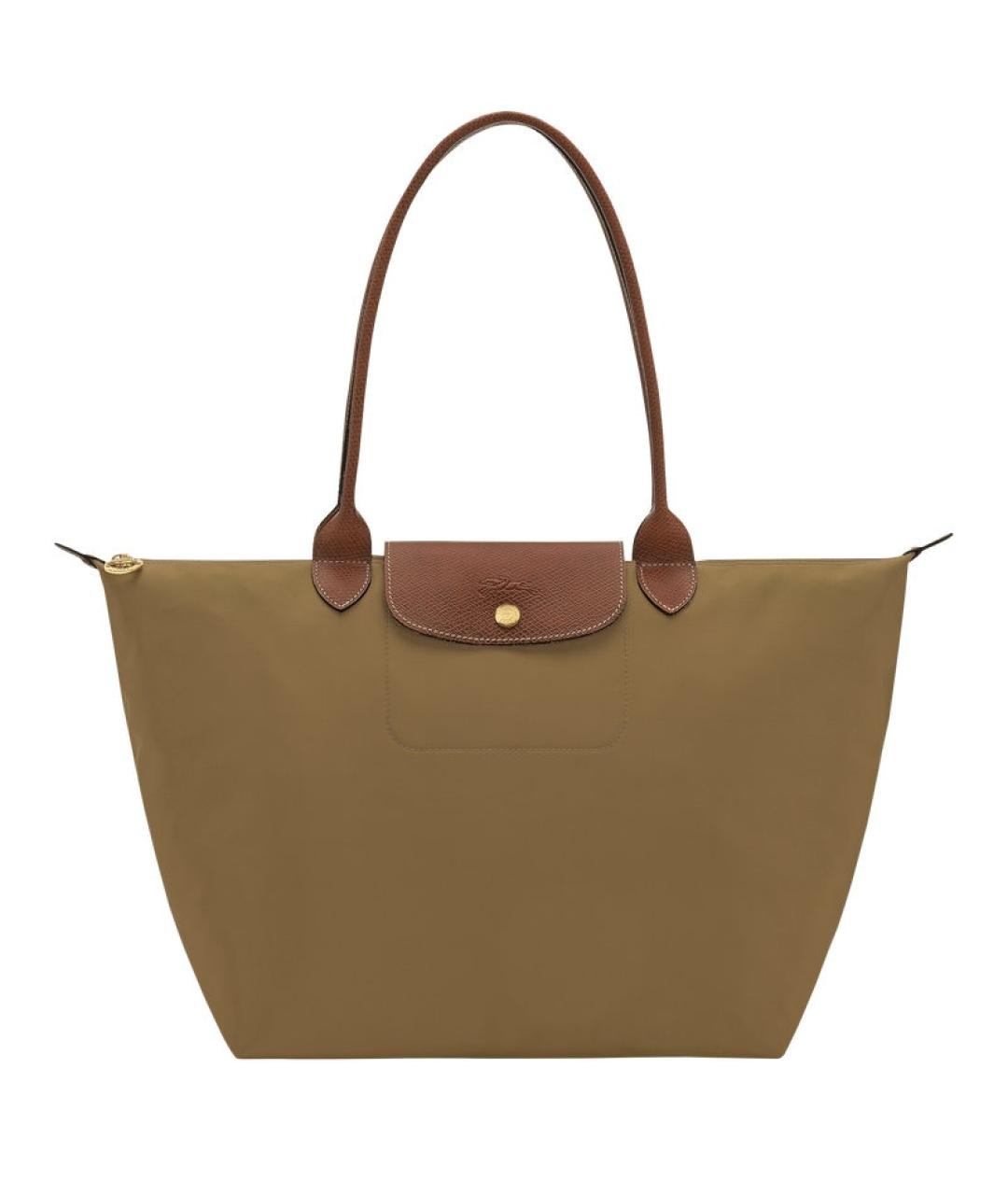 LONGCHAMP Хаки нейлоновая сумка через плечо, фото 1