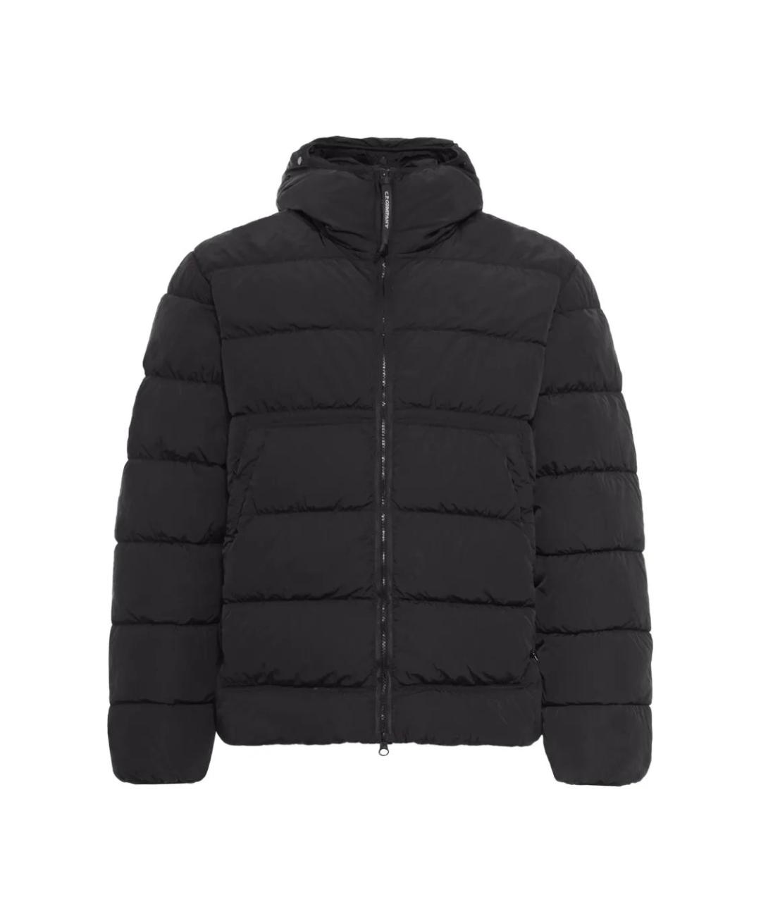 CP COMPANY Черный полиамидовый пуховик, фото 1