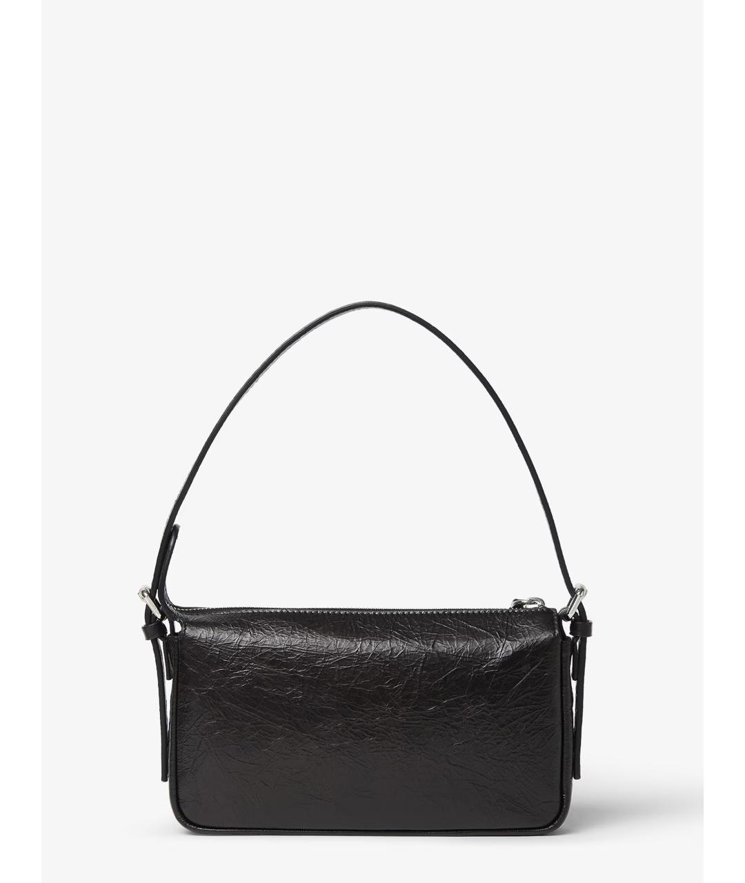 FENDI Черная кожаная сумка через плечо, фото 3
