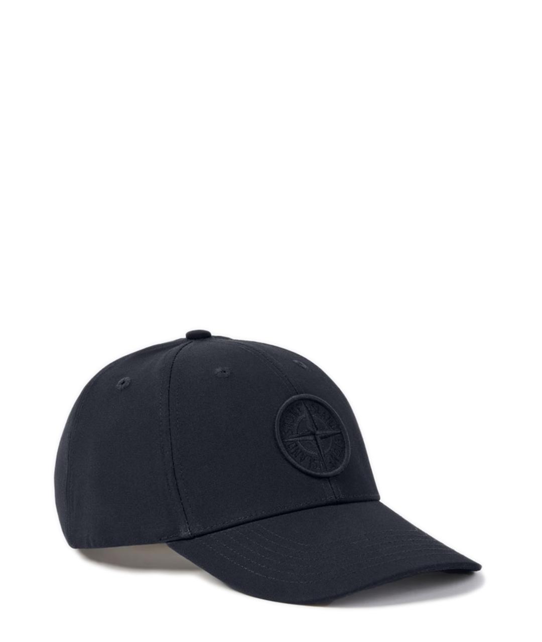 STONE ISLAND Синяя хлопковая кепка/бейсболка, фото 1