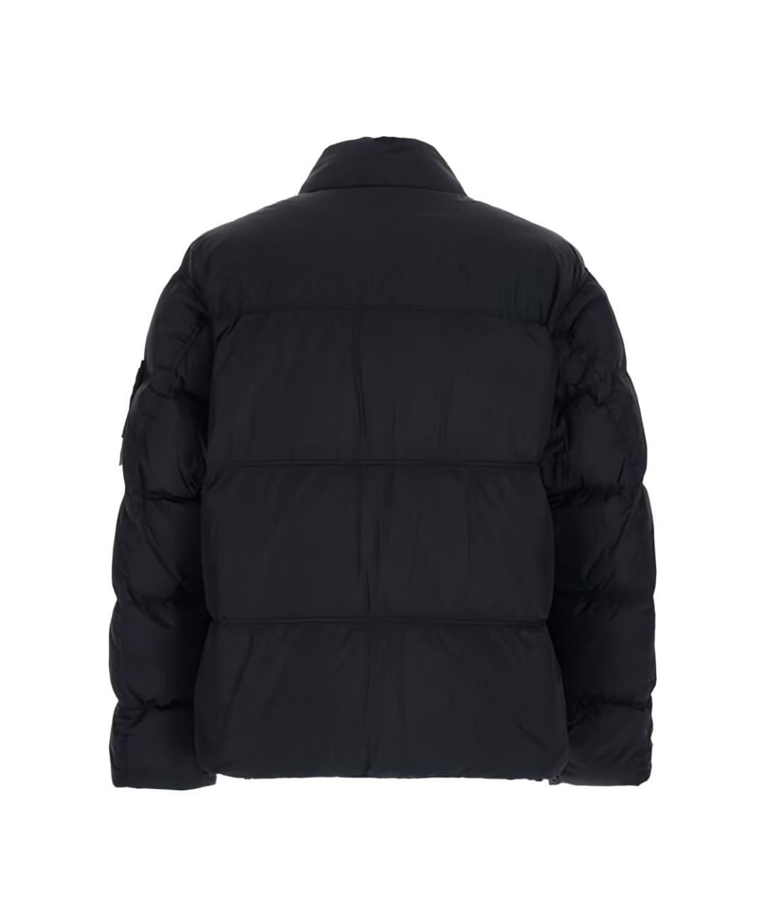 STONE ISLAND Черная полиамидовая куртка, фото 2