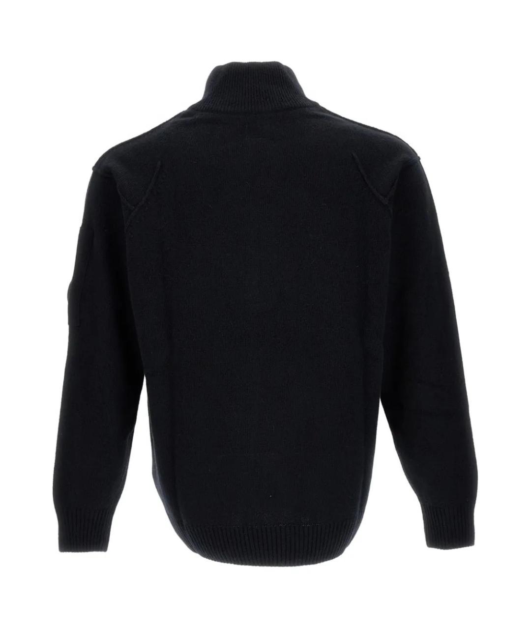 CP COMPANY Черный шерстяной джемпер / свитер, фото 2