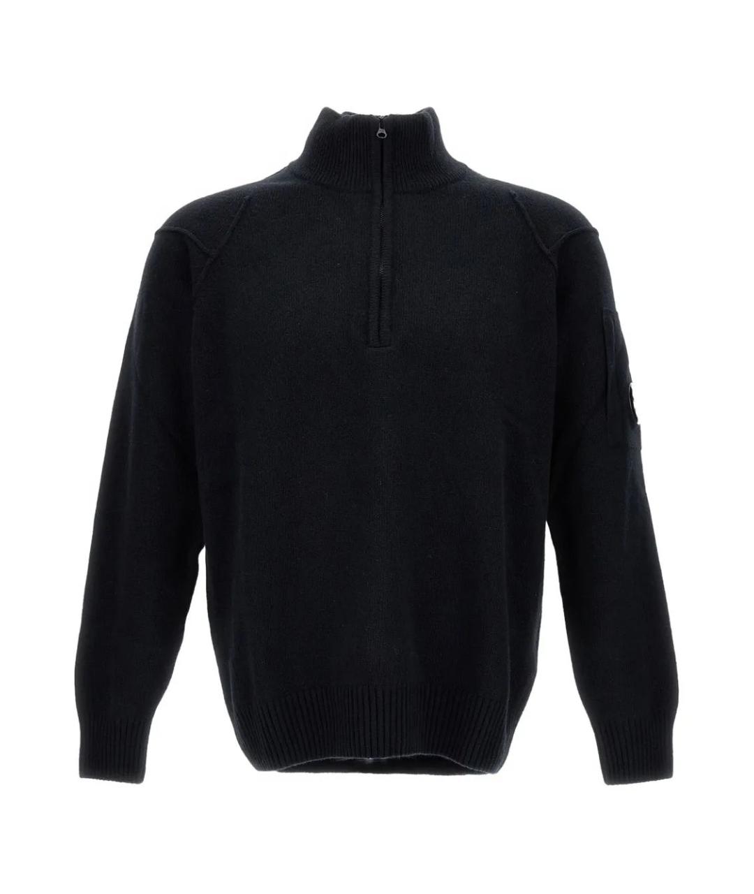 CP COMPANY Черный шерстяной джемпер / свитер, фото 1