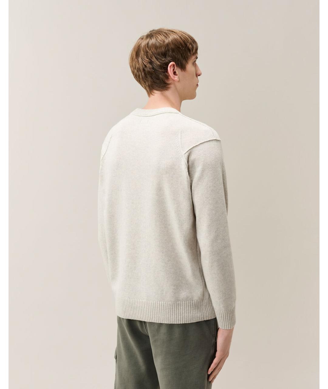 CP COMPANY Белый шерстяной джемпер / свитер, фото 2