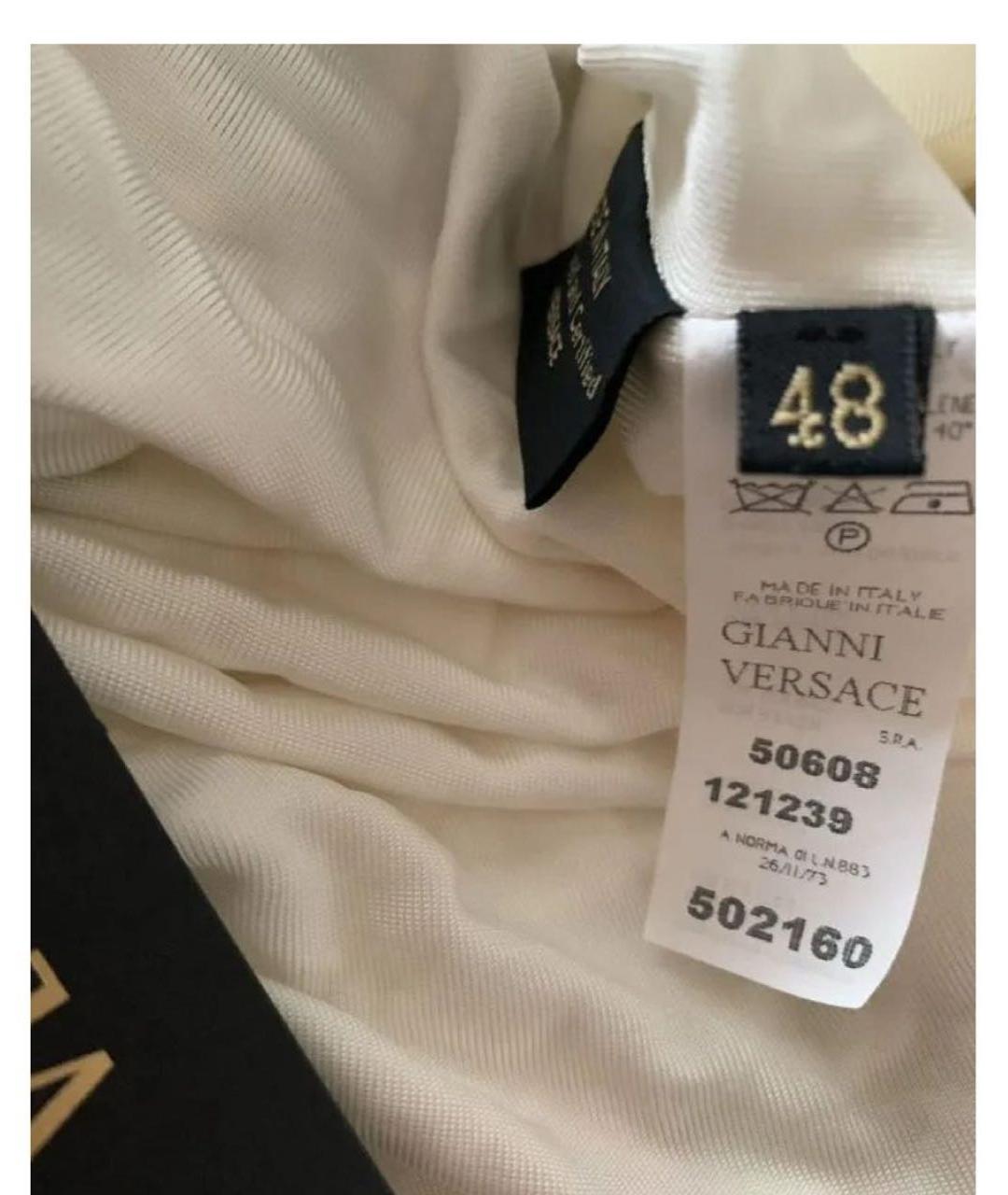 VERSACE Мульти вискозное коктейльное платье, фото 3