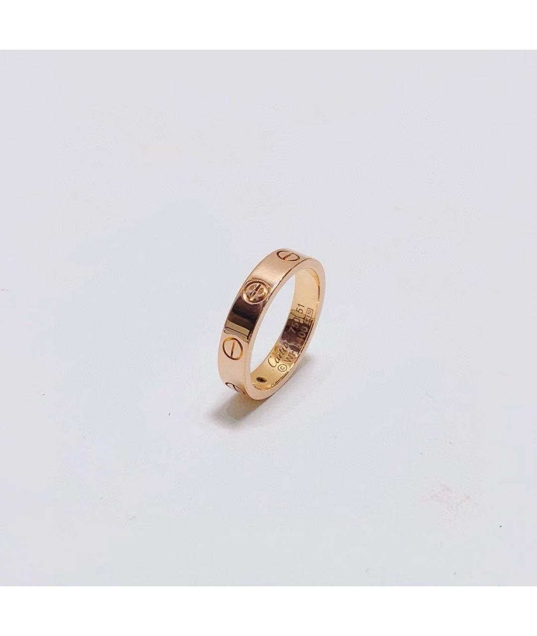 CARTIER Золотое кольцо из розового золота, фото 4