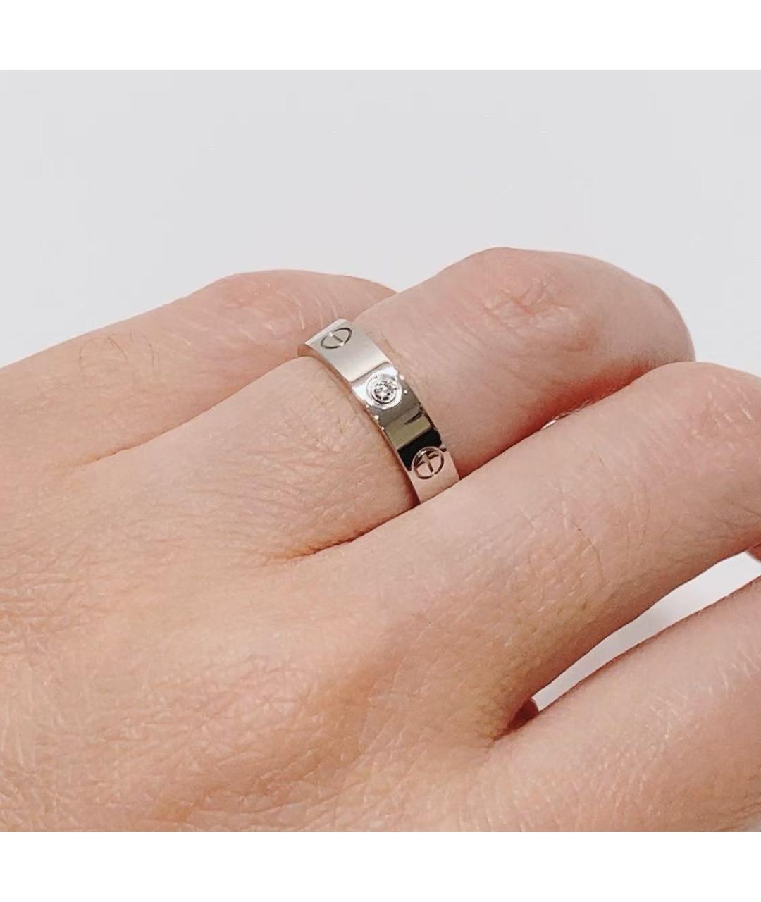 CARTIER Серебряное кольцо из белого золота, фото 4