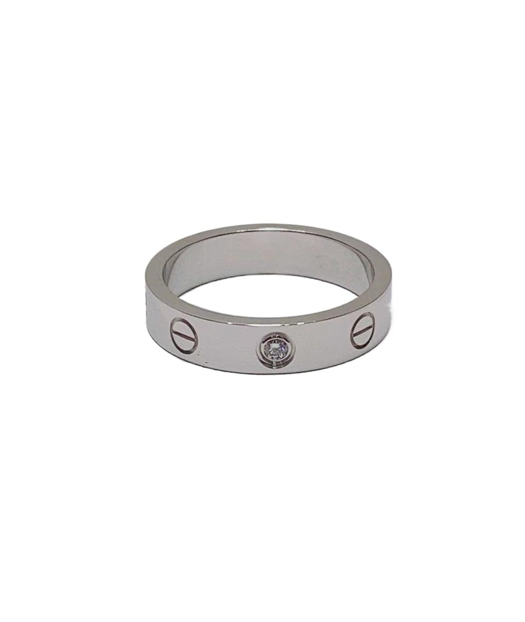 CARTIER Серебряное кольцо из белого золота, фото 1