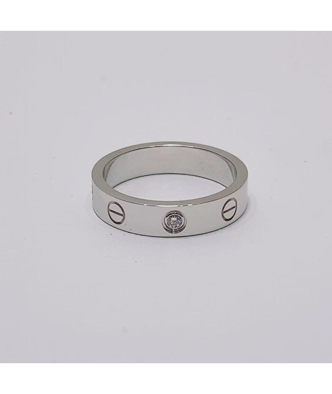 CARTIER Серебряное кольцо из белого золота, фото 2