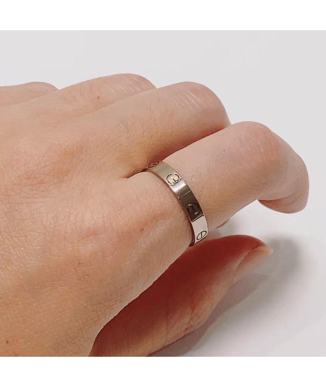 CARTIER Серебряное кольцо из белого золота, фото 5