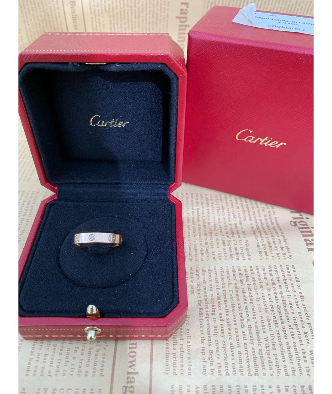 CARTIER Золотое кольцо из розового золота, фото 2