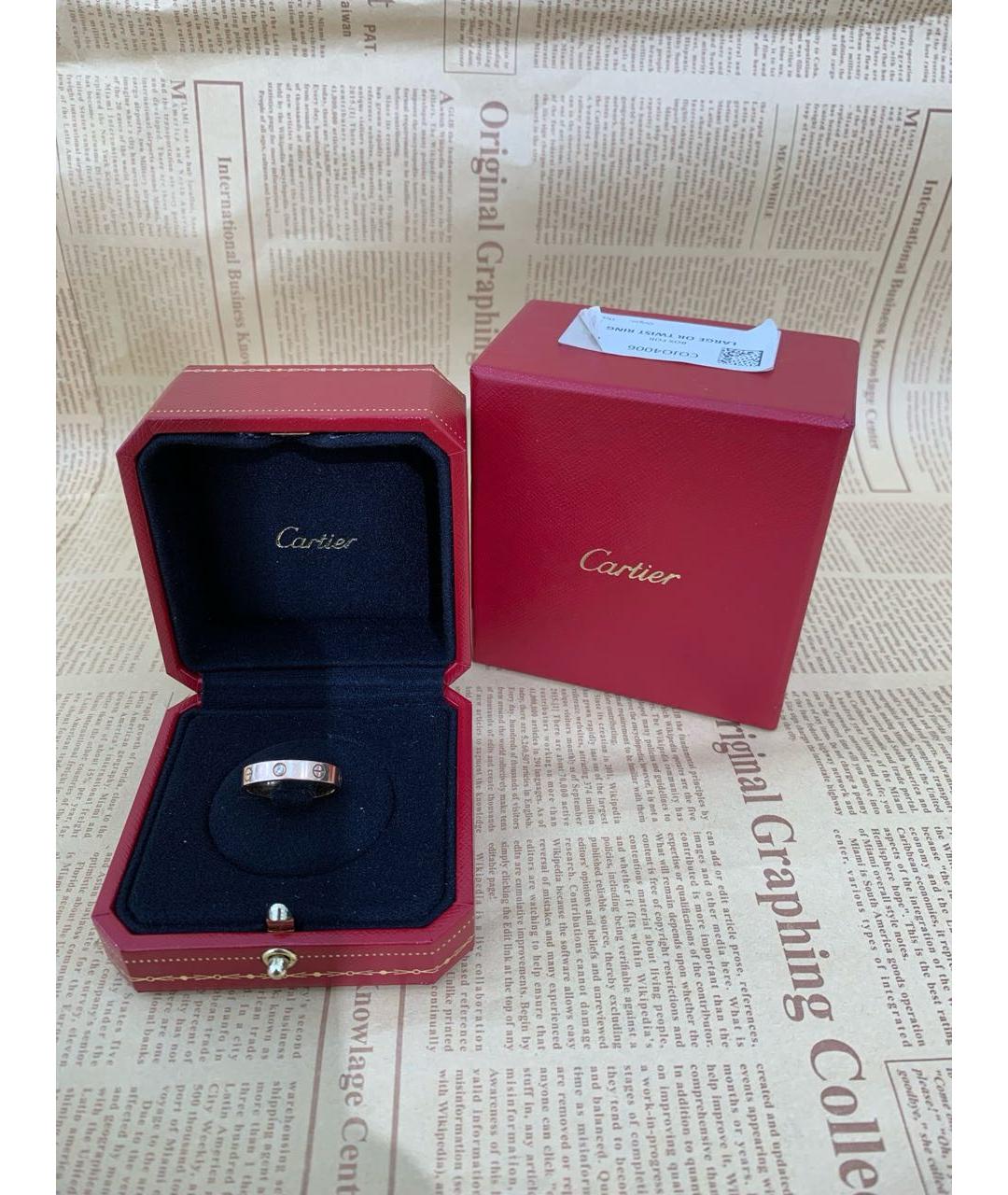 CARTIER Золотое кольцо из розового золота, фото 6
