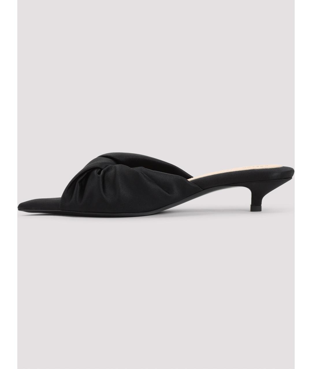 Carven Черные синтетические мюли, фото 3