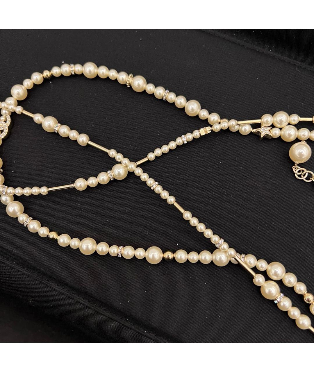 CHANEL Бежевое колье, фото 3