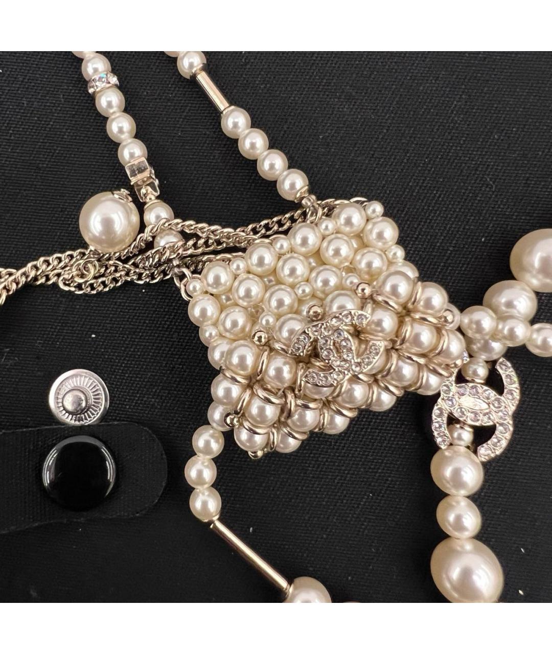 CHANEL Бежевое колье, фото 5