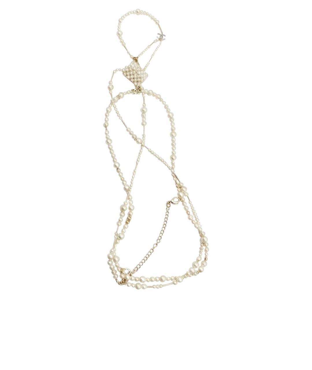 CHANEL Бежевое колье, фото 1