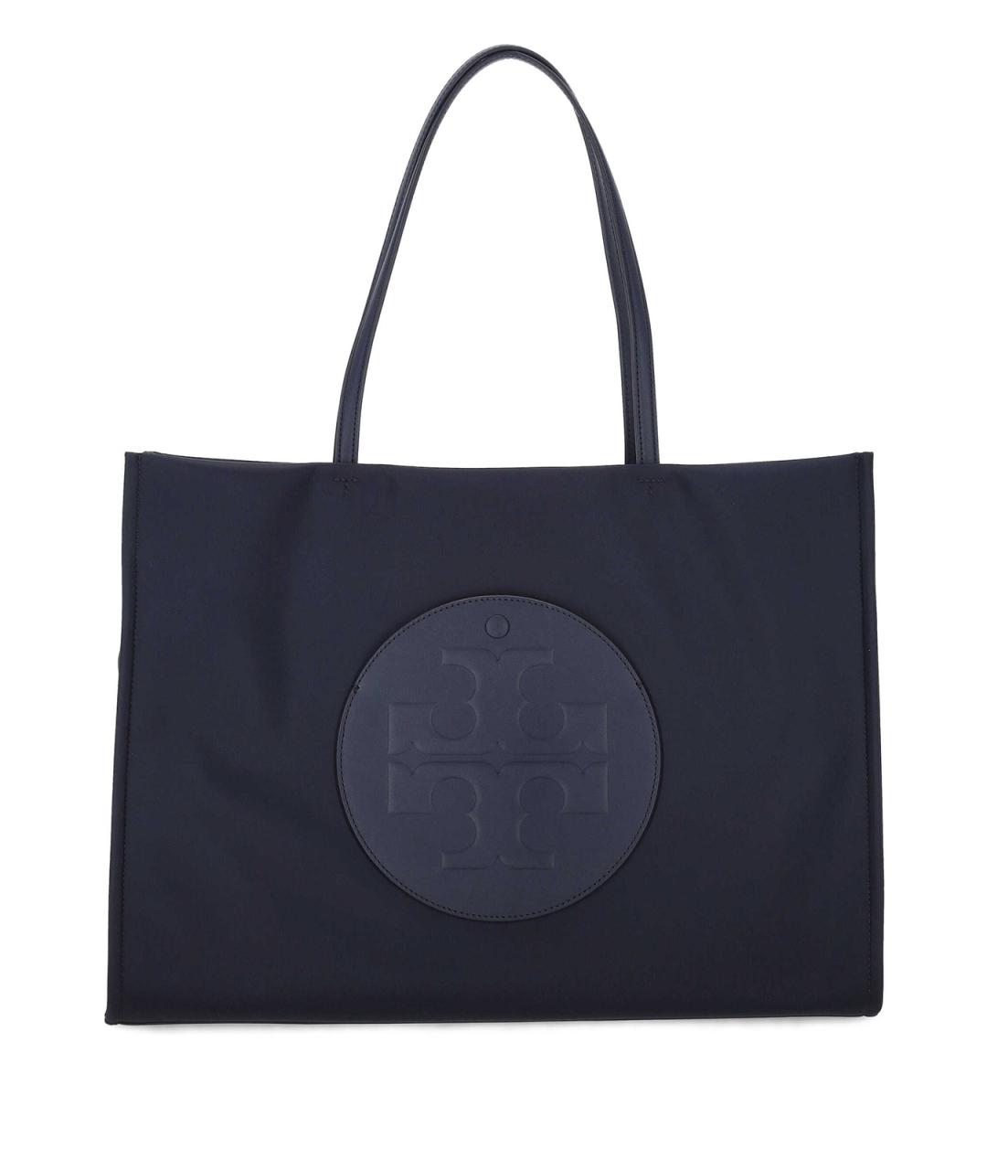 TORY BURCH Синяя кожаная сумка тоут, фото 1