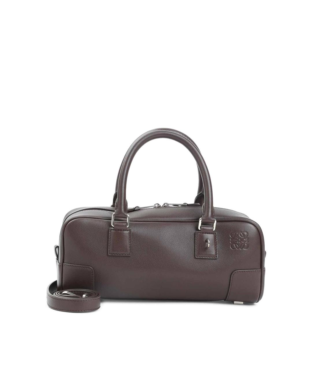 LOEWE Коричневая кожаная сумка тоут, фото 1