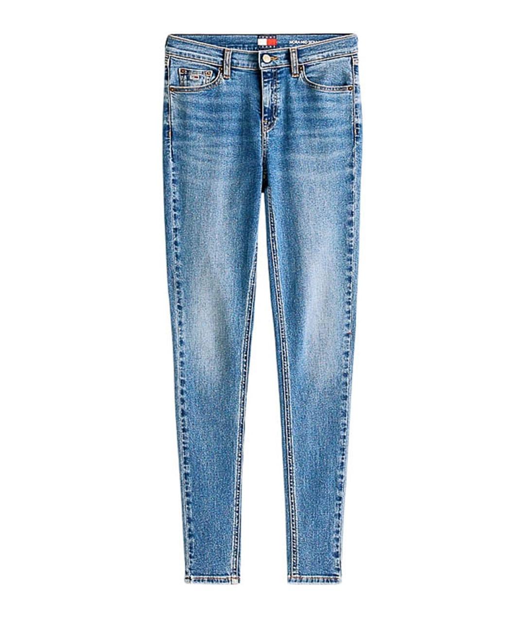 TOMMY HILFIGER Синие хлопковые джинсы слим, фото 1