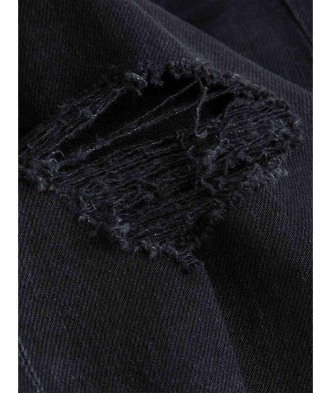 CALVIN KLEIN Черные хлопковые джинсы скинни, фото 2