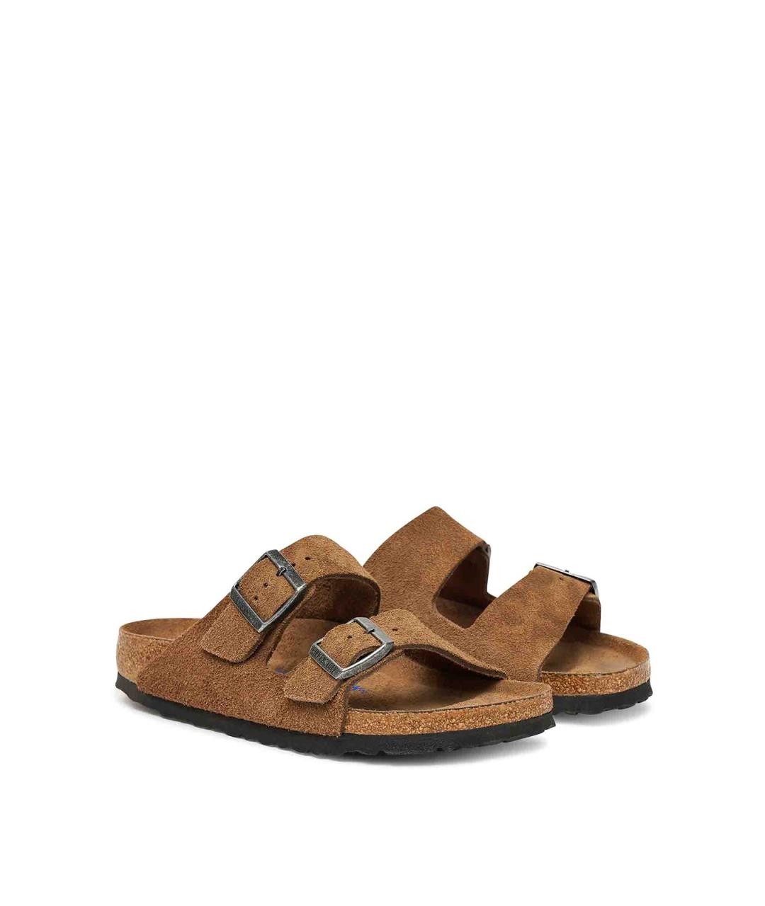 BIRKENSTOCK Серые текстильные сандалии, фото 2