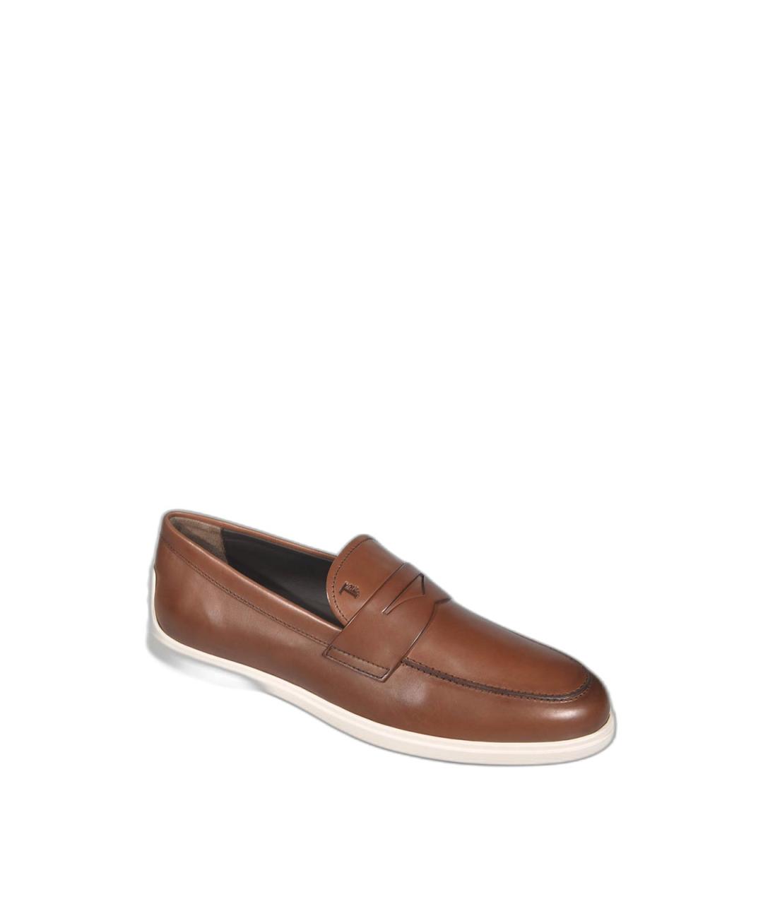 TOD'S Коричневые лоферы, фото 2