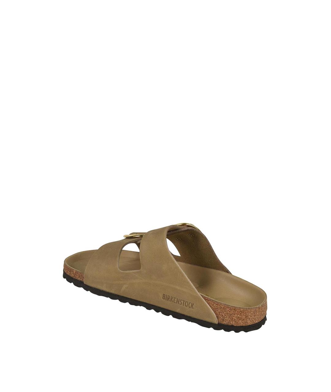 BIRKENSTOCK Коричневые текстильные сандалии, фото 3