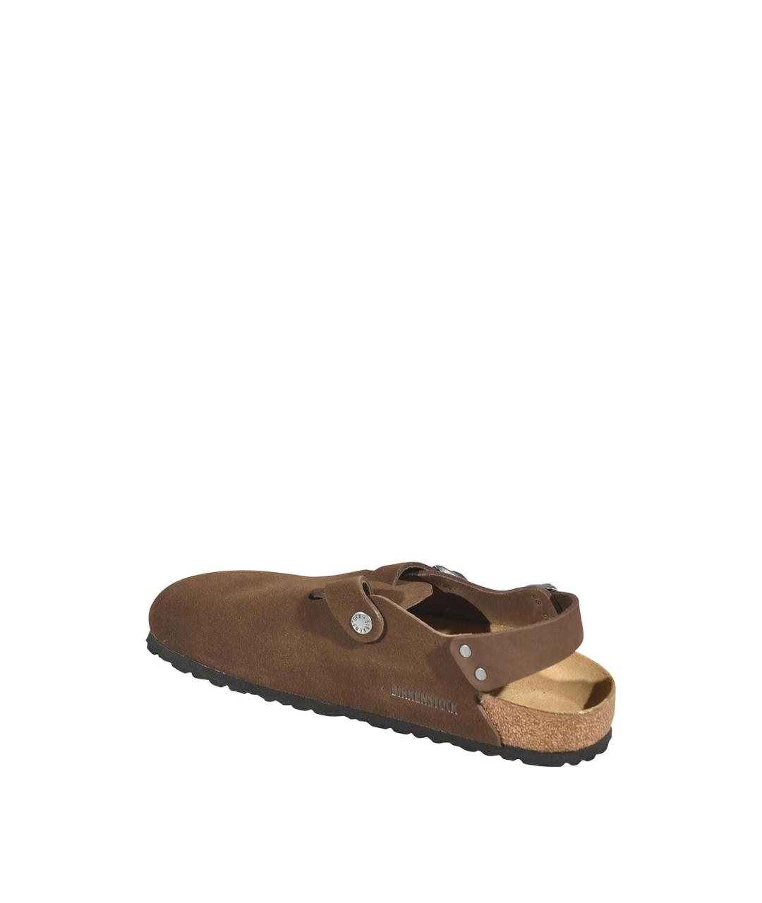 BIRKENSTOCK Коричневые текстильные сандалии, фото 3