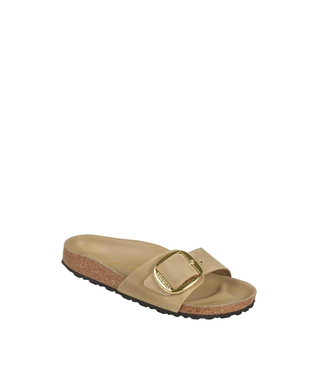 BIRKENSTOCK Коричневые текстильные сандалии, фото 2